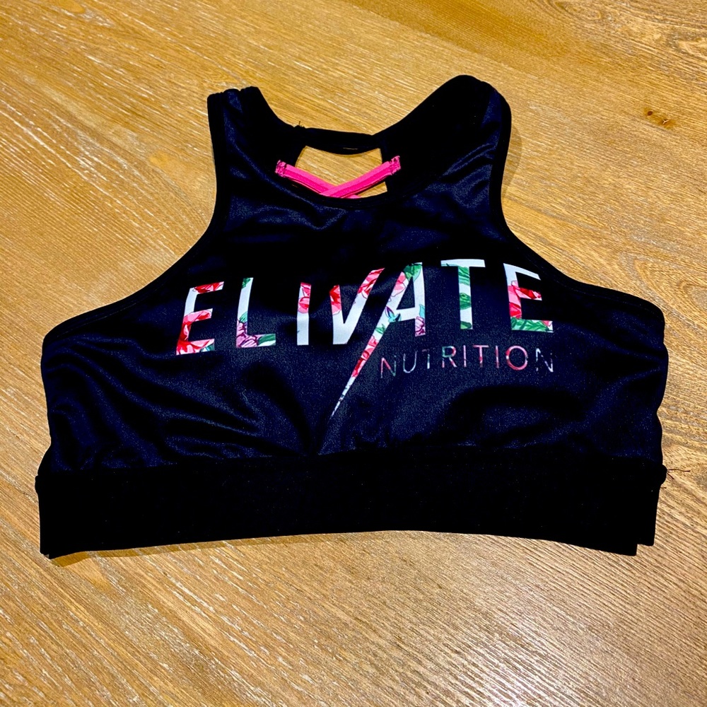 Elevate Nutrition Sports Bra, Cups Included SZ S